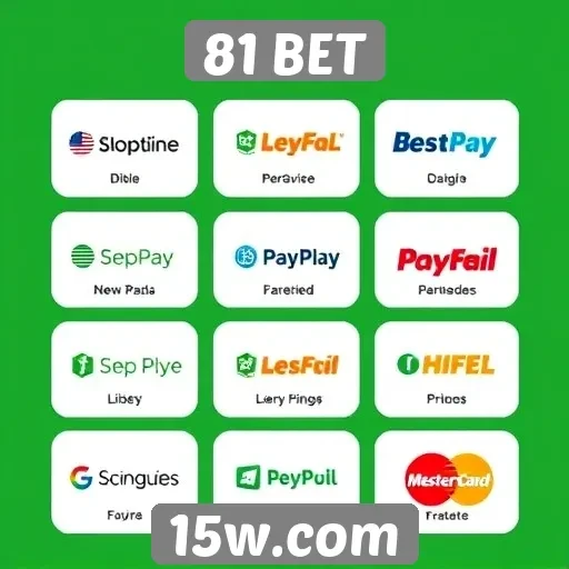 Explorando os métodos de pagamento oferecidos pelo 81 BET